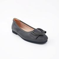 ราคา ST JAMES รองเท้าหนังแท้ รองเท้าส้นแบน ส้น 1 7 CM รุ่น AMOR สี D GREY รองเท้าคัชชู ผู้หญิง (18561319074)