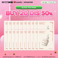 ราคา เริ่มจำหน่ายวันที่ 8 ก ย 67 เวลา 20 00น เป็นต้นไป Innisfree Black Tea Youth Enhancing Ampoule Mask Set 20 แผ่น (22673781875)