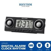 ราคา RHYTHM นาฬิกาตั้งโต๊ะดิจิตัล นาฬิกาดิจิตอลตั้งปลุก พร้อมเสียงเพลง ปฏิทิน อุณหภูมิ ความชื้น สีดำ สีขาว 17 5 ซม 8RZ177 (21779556531)