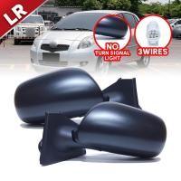 ราคา กระจกมองข้าง รถยนต์ 3 สาย พับมือ ปรับไฟฟ้า รุ่น โตโยต้า ยาริส TOYOTA YARIS ปี 2006 2008 สีดำด้าน (19363270585)