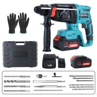 ราคา SOARFLY สว่านกระแทกปูน สว่านโรตารี่ สว่านโรตารี่ไร้สาย Brushless สว่านกระแทกไร้สาย สว่านไร้สาย 3 ระบบ สว่านไฟฟ้า แบตใหญ่อึดทน (22493932635)