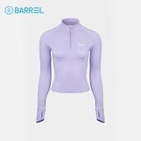 ราคา BARREL WOMEN ESSENTIAL HALF ZIP UP CROP RASHGUARD PURPLE เสื้อรัชการ์ด ชุดว่ายน้ำแขนยาว ชุดว่ายน้ำผู้หญิง 3WT001W U4PPXX (22440785782)