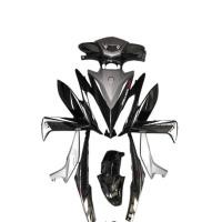 ราคา ชุดสี เฟรม yamaha mio 125 mio 125 RR มีโอ 125 RR mio 125GTX ครบชุด 13 ชิ้น รถปี 2010 2012 สีดำดำบรอน รุ่นไฟหน้า 2 ตา พร้อมติดลาย (22582116531)