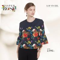 ราคา LOF FI CIEL Womans Jacket Jasper Rose แจ๊คเก็ตผู้หญิง แขนสามส่วนแต่งระบาย สีดำ FAF5BL (20660400767)