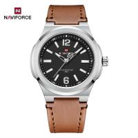 ราคา Naviforce นาฬิกาข้อมือผู้ชาย สไตล์แฟชั่น NF9233 สายหนัง กันน้ำ ระบบอนาล็อก (21786890882)