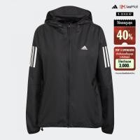 ราคา adidas Running Own the Run Hooded Running Windbreaker Women Black H59271 (22438870365)