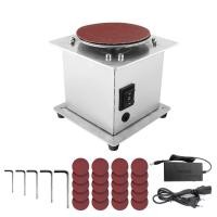 ราคา แผ่นตั้งโต๊ะขนาดเล็กเครื่องขัดชิ้นงานเครื่องลับคมไฟฟ้า7ความเร็วปรับได้20แผ่นกระดาษทรายติดเอง DIY เครื่องขัดตั้งโต๊ะสำหรับไม้พลาสติกโลหะ (20001003044)