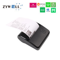 ราคา 80mm Portable Mobile Thermal Receipt Printer Zywell ZM06 Loyverse (22506270006)
