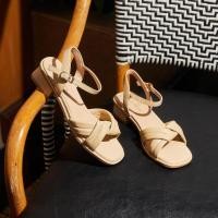 ราคา PENNE STRAPS รองเท้ารัดข้อส้นสูง 1 5 หนังแกะแท้ (21600124281)