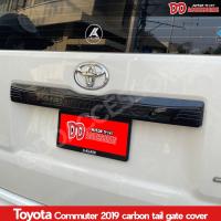 ราคา เบ้ามือเปิด ครอบมือดึง ครอบกระจก คิ้วท้าย รถตู้ Hiace commuter 2019 2020 2021 2022 2023 hiace300 สี carbon งาน A (18043453702)