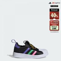 ราคา adidas ไลฟ์สไตล์ รองเท้า adidas Originals x Disney Mickey Superstar 360 สำหรับเด็ก เด็ก สีดำ IE0684 (22434866625)