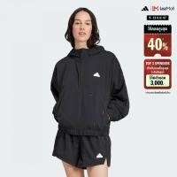 ราคา adidas Lifestyle adidas Embroidery Loose Windbreaker Women Black IS4321 (22435285040)