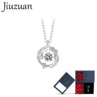 ราคา รับประกันของแท้ 100 สร้อยคอเงินแท้ 925 สร้อยคอเพชรขนนก สร้อยคอเพชรแท้ เพชรแท้ 100 การออกแบบเฉพาะ กล่องของขวัญกุหลาบ (22383841701)