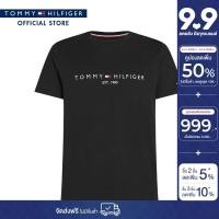 ราคา Tommy Hilfiger เสื้อยืดผู้ชาย รุ่น MW0MW16171 BDS สีดำ ทรง Slim Fit (21419488395)