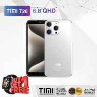 ราคา TIMI T26 รุ่นใหม่ล่าสุด 6 128GB โทรศัพท์มือถือ Android 13 จอใหญ่ 6 8 นิ้ว แบตเตอรี่ 5500mAh กล้อง 13MP ประกันศูนย์ไทย 1 ปี (22373257909)
