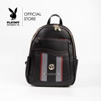 ราคา Playboy รุ่น Womens backpacks กระเป๋าเป้ผู้หญิง รหัส ST B243PB574 ดีไซน์กรีนแถบคู่โลโก้วงกลมทอง มี 2 สี สีดำและสีน้ำตาล (22461990292)