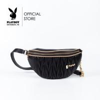 ราคา Playboy Jazzy Chest Bag กระเป๋าคาดอกคาดเอวผู้หญิง รุ่นST BS243PB110 ดีไซน์สกรีนโลโก้ มี 2 สี สีดำและสีเขียว (22567247637)