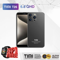 ราคา TIMI T26 รุ่นใหม่ล่าสุด 6 128GB โทรศัพท์มือถือ Android 13 จอใหญ่ 6 8 นิ้ว แบตเตอรี่ 5500mAh กล้อง 13MP ประกันศูนย์ไทย 1 ปี (22373257908)