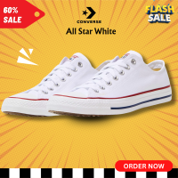 ราคา รุ่นคลาสสิค Converse all star white รองเท้าผ้าใบคอนเวิร์ส สีขาว ราคาพิเศษ (21472981426)