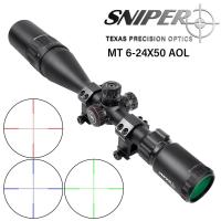 ราคา Scope BB เลนส์เดินป่า กล้องส่องตาเดียวกันน้ำ กันกระแทก Sniper6 24x50AO ไฟ3สีแดง เขียว น้ำเงิน แถมฟรีขาตั้งกล้องเลือกได้ในร้านเลยค่ะ ตรงปก100 (22580432384)
