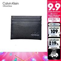 ราคา Calvin Klein กระเป๋าใส่การ์ดหนังแท้ Leather Card Holder รุ่น HP1630 001 สีดำ (10489665334)