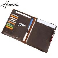 ราคา Hiram หนังเครซีฮอร์สหนังแท้ A4โน้ตบุ๊คสำหรับ12 9 13นิ้ว iPad Pro และโทรศัพท์หน้าจอขนาดใหญ่6 7 7นิ้ว (22185237124)