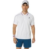 ราคา ASICS MEN CLASSIC POLO SHIRT MEN CPS ผู้ชาย เสื้อคอกลม ของแท้ BRILLIANT WHITE (22466764025)