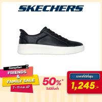 ราคา Skechers สเก็ตเชอร์ส รองเท้าผู้ชาย Men Court Break Street Shoes 183177 BLK Air Cooled Memory Foam (22506243721)