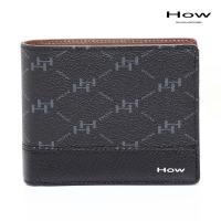 ราคา How กระเป๋าสตางค์พับสั้น มีลิ้นกลาง รุ่น HHW0293 สีดำ (19720840963)