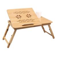 ราคา แล็ปท็อปโต๊ะตักความสูงปรับคอมพิวเตอร์โต๊ะตักเตียงโต๊ะโต๊ะพร้อมพัดลมระบายความร้อนไม้ไผ่พร้อมพัดลมเตียงพับได้ถาดลิ้นชักสำหรับHome attractively (22216111819)