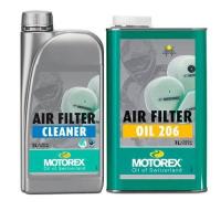 ราคา MOTOREX ชุดน้ำยาล้าง เคลือบกรอง Air Filter Cleaner Air Filter Oil 206 ของแท้ 100 (20242296662)