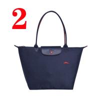 ราคา ของแท้100 กระเป๋า Longchamp ฝรั่งเศสเป็นมิตรกับสิ่งแวดล้อมกระเป๋าถือยาวฝรั่งเศสคลาสสิกกระเป๋า Messenger ความจุขนาดใหญ่กระเป๋าเกี๊ยวพับได้ (21492591810)