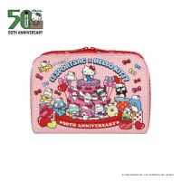 ราคา Lesportsac Extra Large Rectangular Cosmetic Bag กระเป๋าเครื่องสำอาง Style 7121 Hello Kitty (22641651598)