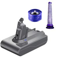 ราคา 21 6V V6 DC62 Battery Adapter Front Rear Filters Replace for V6 SV04 SV03 DC58 DC59 DC61 DC74 Animal DC72 Vacuum (21417652143)