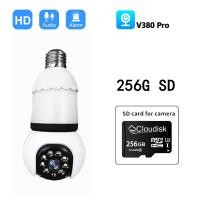 ราคา กล้องวงจรปิดไร้สาย V380 Pro เสียงสองทาง HD 1080P 360 wifi CCTV Camera Bulb Camera Light and Monitoring Monochrome Image Panoramic Remote HD Bulb Surveillance Camera Wireless Smart Lamp Head รับประกัน 