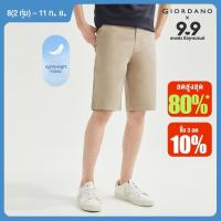 ราคา GIORDANO Men Shorts 180 Inner Elastic Waistband Lightweight Summer Shorts Mid Low Rise Simple Fashion Casual Shorts 01104341 (21648653289)