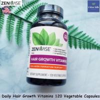 ราคา Daily Hair Growth Vitamins 120 Veg Capsules Zenwise Health มีวิตามินผสมพิเศษ 27 ชนิด (8444348742)