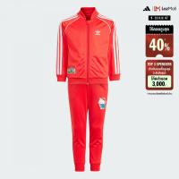 ราคา adidas ไลฟ์สไตล์ ชุดเสื้อและกางเกง adidas Originals x Hello Kitty SST เด็ก สีแดง IM2255 (22434552611)