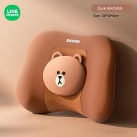 ราคา แท้ 100 LINE FRIENDS เบาะรองเอว เบาะรองนั่ง เบาะรองนั่งสำนักงาน เบาะรองนั่งเก้าอี้ หมอนรองเอว เบาะนั่งพิงหลัง LFB163 (22564695491)