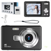 ราคา กล้องดิจิตอล4K สำหรับถ่ายภาพและวิดีโอ2 4 หน้าจอแสดงผล IPS 16x กล้อง HD ซูมออปติคอล1080P สำหรับบ้าน (22490111168)