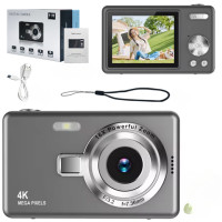 ราคา กล้องดิจิตอล4K สำหรับถ่ายภาพและวิดีโอ2 4 หน้าจอแสดงผล IPS 16x กล้อง HD ซูมออปติคอล1080P สำหรับบ้าน (22490111169)