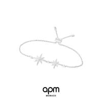 ราคา apm monaco brand สร้อยข้อมือเงิน Six Mangs Star ผู้หญิงแฟชั่นชั้นสูงอารมณ์ออกแบบเครื่องประดับมือสำหรับแฟน (21053349493)