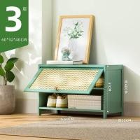 ราคา KIMDELIN ประตูหวายระบายอากาศ7 9 11 12ชั้นไม้ไผ่ตู้เก็บรองเท้าตู้เก็บรองเท้าชั้นวางรองเท้าไม้ไผ่ (22450213130)