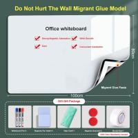 ราคา สติกเกอร์ติดผนังลอกออกได้กระดานไวท์บอร์ดสติกเกอร์ติดผนังสติ๊กเกอร์สามารถลบออกได้สีขาวกระดาษกาวทำความสะอาดง่ายสำนักงานบ้าน (21602468588)