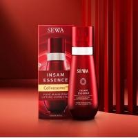 ราคา เซวา น้ำโสมเซวา Sewa Insam Essence SEWA เซวาน้ำตบโสมแดง Cellxosome New 120 ml x 1ขวด (22605516436)