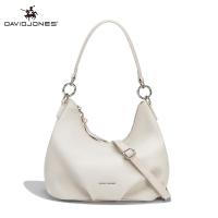 ราคา David Jones Paris กระเป๋าสะพายสำหรับผู้หญิงกระเป๋าสะพายคาดลำตัวหนัง Pu ขนาดเล็กมีผ้าพันคอ (22516668330)