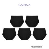ราคา Set 5 ชิ้น Sabina Seamless Fit Seamless Series กางเกงในทรงเอวสูง รหัส NUZ23032BK สีดำ (22126747555)