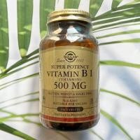 ราคา วิตามินบี Super Potency Vitamin B1 500 mg 100 Tablets Solgar (13702508569)