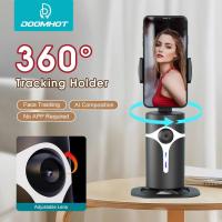 ราคา DoomHot ขาตั้งกล้องติดตามใบหน้าอัตโนมัติ360สมาร์ท ที่วางแบบหมุนได้ไม่ต้องใช้แอปกล้องอัจฉริยะถ่ายภาพอัจฉริยะ AI พร้อมรีโมทคอนโทรลสำหรับวิดีโอถ่ายทอดสด V Log Rekam Video การประชุม (21452999948)