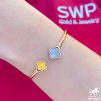 ราคา กำไลดอกไม้แฟชั่น และ TT หน้าทอง 0 1 กรัม มี 8 สีให้เลือก ทองแท้ 96 5 ตัวเรือนสแตนเลสเคลือบสีโรสโกลด์ มีบัตรรับประกัน ขายคืนได้ (21962035110)
